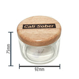 Cali Sober Glass Storage Jar (325ml) + FREE 58% Boveda Pack 8g