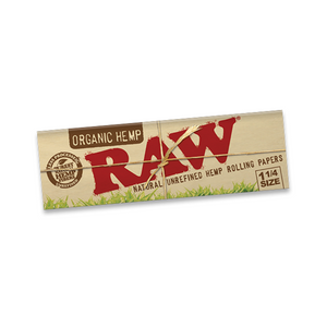 RAW Organic Hemp 1¼ Papers + Tips